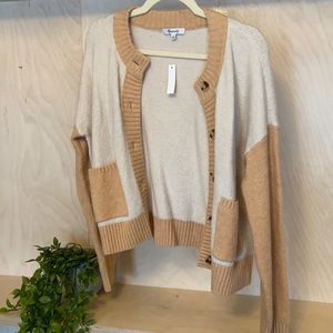 Madewell Beige Cardigan (Size Small)